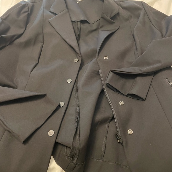 Soft shell Piper 4 button (snap/zip) show coat black size 16 - Picture 7 of 10